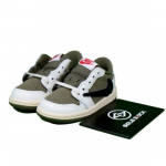 Travis Scott x Air Jordan 1 Low OG SP Medium Olive (TD)DO5441-200 5C-10C EU 26 mitmev&auml;rviline