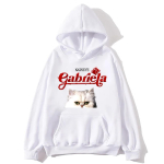 Kpop Katseye Vabaaja Huppar Katseye Gabriela Kassigraafikuga Pullover Naistele Meestele Pikkade Varrukatega Y2K R&otilde;ivad Mood S&uuml;gis T&auml;navar&otilde;ivad S white