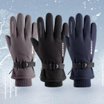 Suusakindad talvised paksendatud soojad rattakindad v&auml;listingimustes spordiks puutetundlik k&uuml;lma- ja tuulekindel m&auml;gironimis sametist k&auml;si One Size