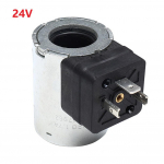 H&uuml;drauliline solenoidklapi m&auml;his, sisel&auml;bim&otilde;&otilde;t 18mm, k&otilde;rgus 40mm, v&otilde;imsus 20W, pinge 12V 24V, sobib h&uuml;draulikaseadmetele