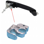 ESINE VASAK PAREM UKSE K&Auml;EPING KOOS LUKUST&Uuml;NNI Remondikomplekt VW POLO 6N 6N1 6N2 SHARAN SEAT ALHAMBRA GALAXY 1pcs