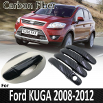 Must s&uuml;sinikkiud Ford KUGA MK1 2008~2012 2009 2010 2011 uksek&auml;epideme katte Srickeri kaunistused autole Handle 4 Door