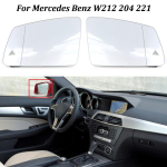 Vasak parem soojendusega pimeala hoiatus tiiva tagapeegli klaas Mercedes-Benz CES GLA GLK klass W212 W204 W221 autole Right