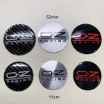 4 tk/partii 55 mm 62 mm auto stiiliga ratta keskkaane kleebis s&uuml;sinikkiust rummu korgi kleebis OZ v&otilde;idus&otilde;iduembleemi m&auml;rk OZ M582 jaoks 62mm for M595