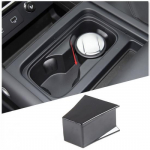 Black ABS Cup holder divider Storage box For Land Rover Defender 90 110 -24