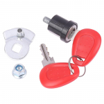 Universaalne lukusilindri mootorratta k&uuml;lgkarp E21 lukusilindri lukupea E22 k&uuml;ljekarbi asenduslukk eriline E21 E22