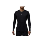 Jordan Sport Dri-FIT &Uuml;hev&auml;rviline Lihtne Mugav Pikkade Varrukatega Kiiresti Kuivav T-s&auml;rk Meeste Topp Must Valge HQ8684-010 S black