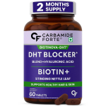 Karbamiid Forte Biotiin DHT Blokaator 60 tabletti juuste kasvu, naha ja k&uuml;&uuml;nte toetamiseks meestele ja naistele