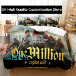 Kuum Kingdom Come: Deliverance II Voodipesukomplekt &Uuml;heinimese Twin T&auml;iskasvanu Queen King Suurusega Voodikomplekt T&auml;iskasvanud Poiste Magamistuba Tekikottide Komplektid EU Single(135*200cm)3pcs