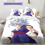 Son Goku mustriga voodipesu, Tekikomplekt Tekikate Padjap&uuml;&uuml;r Kodu S&uuml;nnip&auml;evakingitus (1 * tekikott + 2 * padjap&uuml;&uuml;ri, ilma s&uuml;damikuta) 135x200cm