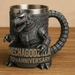 6 t&uuml;&uuml;pi Godzilla anime perifeerne mudel ornament veetops Godzilla 70. aastap&auml;ev 3D vaiktops multifilmikohvitopsid laste kingitus 14x12x11cm