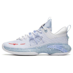 Anta Nitrogen Technology Cushioning Slip Resistant Abrasion Resistant Low top Basketball Shoes Men's Blue White 112311105-9 45