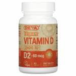 Deva, vegantoitlik D2-vitamiin, 60 mcg (2400 IU), 90 tabletti