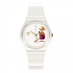 Swatch HOW MAJESTIC Gent GZ711 Valge k&auml;ekell