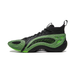Li Ning BadFive Air 1 Super Cushioning Slip Resistant Abrasion Resistant Breathable Rebound Grip Mid top ABFV037-13 42 black