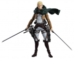 figma Attack on Titan Erwin Smith ABS PVC V&auml;rvitud Liigutatav Kuju Uuestim&uuml;&uuml;k 200303 Mitte-skaala &