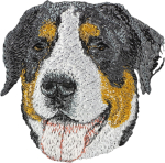 Great Swiss Mountain Dog, Greater Swiss Mountain Dog - dog-shaped patch, embroidered patch, unique decoration for Art-Dog backpack