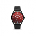 Diesel Ms9 Seeria Kell Kvartsliikumine Nahkrihm Must Tihvt Kameleonliku Isiksusega Trendikad Polariseeritud Lahedad Unisex Kellad DZ1945 Cool Black