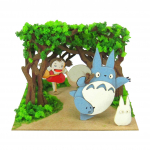 Sankei Studio Ghibli Mini Minu naaber Totoro Salajane tunnel Paberit&ouml;&ouml; Non-Scale MP07-47