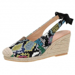 Kiilud Sandaalid naistele Kinnise varbaga side Espadrille Stiilsed kingad Platvorm Sandaalid Zapatos De Mujer 35 sinine