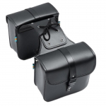 Mootorratta tagumised kotid Veekindel peen sadulakott Vastupidav kulumiskindel k&uuml;ljekott PU nahast sadulakoti hoiukarp