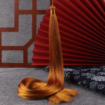 2 tk 50 cm pol&uuml;ester siidhelmed tutid narmad pintslid tutid kaunistus k&auml;sit&ouml;&ouml;ks DIY ehteleidmisosad kardina aksessuaarid Tassel length 50cm brown