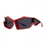 Givenchy Logo Peegeldavad Ebakorrap&auml;rased P&auml;ikeseprillid Naiste p&auml;ikeseprillid GV40049U6966A 69,Red