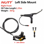 NUTT 4 Kolviga Elektrirolleri Pidurid Y-5 H&uuml;draulilised KettaPidurid 140 160 180 Rootor A5-D KUGOO Zero Dualtron Kaabo Mantis'ele Right Front