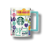 Starbucks Korea Hangul Sion Kruus 414ml - V&auml;rvi Muutev Korea T&auml;navasildi Disain Kuumade Jookide Maagiline Kruus 414ml