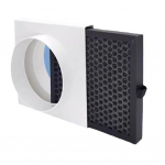 &Otilde;hukanali filter HEPA &Otilde;hukanali filter PVC ja PE torudele Inline kanalikarp Ventilatsiooni eel-filter K&otilde;rge efektiivsusega
