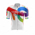 Suvine hingav 2026 Total Energies-Jalgrattas&auml;rgi komplekt meestele, Pro Team, Maanteeratta riided, Hingav MTB Jalgratturi p&uuml;kskost&uuml;&uuml;m, Suvi XS