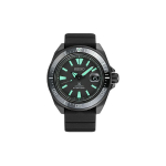 Seiko Prospex Seeria Populaarne Samurai Kella Disain Sukeldumine Keraamiline Bezel Automaatne Mehaaniline Liikumine Silikoonrihm Meeste kellad Must SRPH97K1 Black