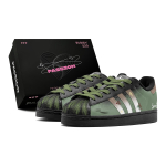 Adidas Originals Superstar 2 Talvine Uuendus, Tindiroheline Lumij&auml;lg, Lumehelves, Graffiti Madalad Rula Kingad Unisex JI0079(TeamS2-S-BOX) 43⅓