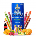 Skippi naturaalsed j&auml;&auml;tisepopsid - erinevad maitsed (Sidrun, Mango, Apelsin, Vaarikas, Mullikumm, Koola) - 12 x 70 ml - 100% Looduslikud V&auml;rvid, Maitsed, a