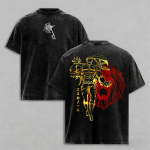 Seitse Surmapattu Escanoriga Tr&uuml;kitud Unisex Pesitud &Uuml;lesuuruses T-s&auml;rk Naistele Meestele Puuvillane Streetwear L&uuml;hikeste Varrukatega Naiste Meeste R&otilde;ivad L black