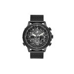 CITIZEN Eco-Drive Seeria Navihawk Cruise Hawk Seeria K&otilde;rgetasemeline Eco-Drive Kell Fotoj&otilde;ulune Kvarts Roostevabast Terasest Ioonkattega Rihm Meeste JY8037-50E must
