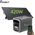 Kaasaskantav elektrijaam FOSSiBOT F1800 1024Wh LiFePO4 + p&auml;ikesepaneel 420W|V&otilde;imsus 1800W, kiirlaadimine 1200W|ECO/BMS režiim