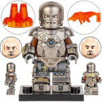 Raudmees MK1 inimlik ehitusklotsm&auml;nguasjad minifiguurid Klotsnukk