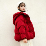 Ule puuvillast polsterdatud naiste talvine k&auml;rbitud jakk Fit Puffer &uuml;li&otilde;pilasjope Korea versioon puuvillane mantel Trendikas S
