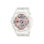 G-Shock Ice Tough L&auml;bipaistev Roosa Kuld Veekindel P&otilde;rutuskindel Kvartsmehhanism Vaikne Rihmaga K&auml;ekell Naiste k&auml;ekellad GMA-S110SR-7A Regular Watch Box,Transparent white
