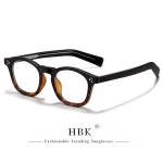 CATERSIDE Retro &uuml;mmargune meeste prilliraam Kvaliteetne br&auml;ndidisain Sinise valguse vastased lugemisprillid Naiste optiline prilliraam black