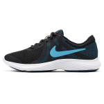 Nike REVOLUTION 4 libisemiskindlad pehmendusega madalad jooksukingad Must Sinine Unisex 943309-016 38.5 black