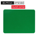 512 Duoploes Suured Klotsid Alusplaat 16*32 Punkti 51*25.5cm Alusplaat Suur Suurus Ehitusklotsid P&otilde;randam&auml;nguasjad DIY &Uuml;hilduv Roheline Tahvel
