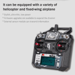 Flysky FS-i6X 2,4 GHz 10-kanaliline AFHDS 2A RC saatja koos FS-iA6B vastuv&otilde;tjaga RC lennuki/helikopteri jaoks gray