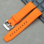Silikoonist k&auml;ev&otilde;ru Rihm Tissot Seastar 1000 T120407A T120417A jaoks Kaardus Kummist Asendusrihm T120 Kummist K&auml;ev&otilde;ru 21MM 22MM 22MM orange