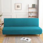 Uus &uuml;hev&auml;rviline diivanvoodi kate elutuppa, elastne kokkuklapitav istmekate, k&auml;etugedeta diivanikatted, pestav lamamistooli kaitse M 160-190cm blue