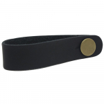 Nahast kitarri rihma hoidiku nupu turvalukk akustilise klassikalise basskitarri jaoks must