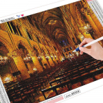 5D teemantmaal T&auml;ielik &uuml;mmargune Prantsusmaa Notre Dame De Paris tikandid Sooduspilt 20X30