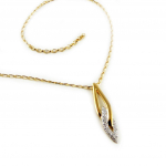 Altesse [L1754] - Collier Plaqu&eacute; Or 'D&eacute;esse' blanc kuld