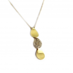 Les Tr&eacute;sors De Lily [L1844] - kullatud  Goddess  kaelakee - 40x10 mm kuld